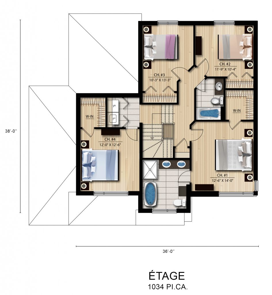 Plancher William II etage 04 945x1024 - William II